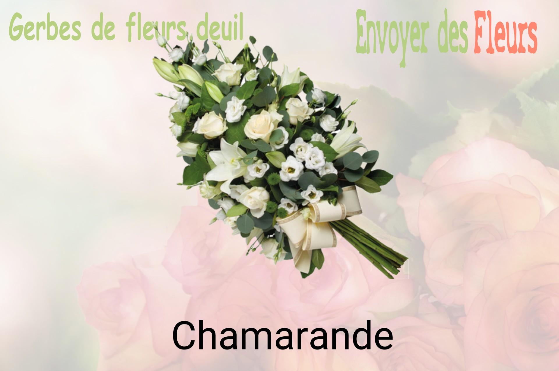 Gerbe de fleurs de deuil livrée à Chamarande